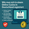 Registrierung bei einem Online Casino